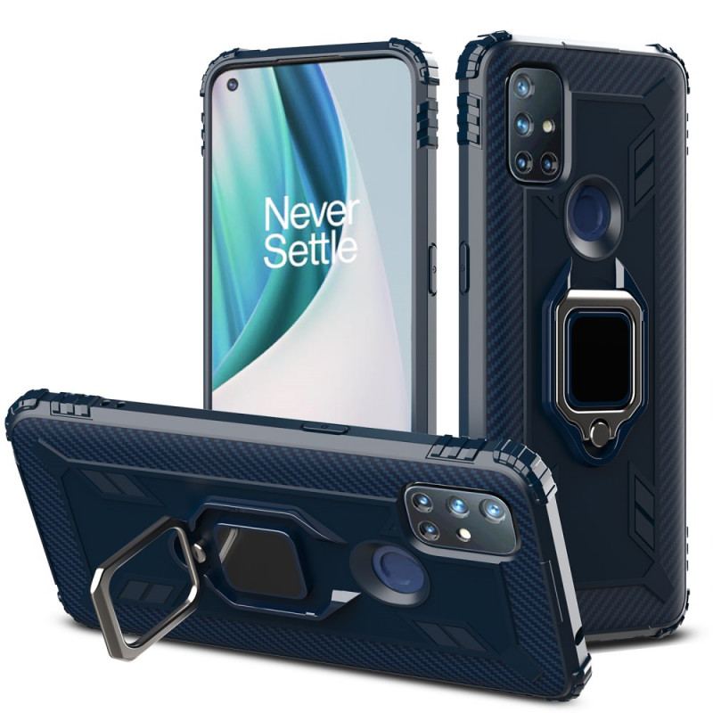 Cover OnePlus Nord N10 Modstandsdygtig Ringstøtte