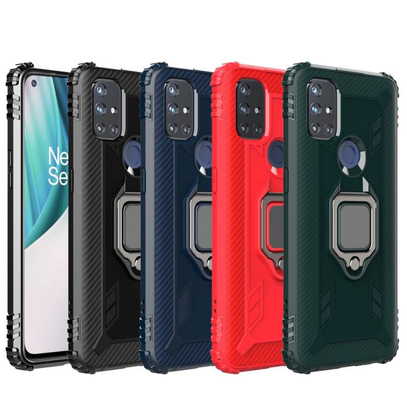 Cover OnePlus Nord N10 Modstandsdygtig Ringstøtte