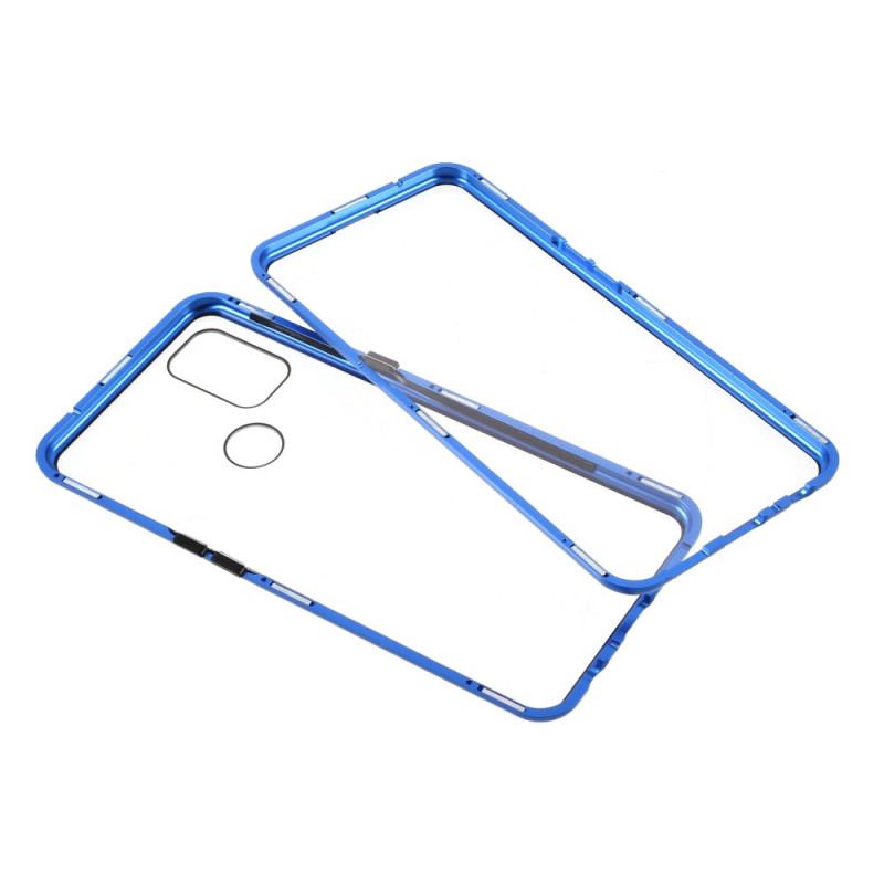 Cover OnePlus Nord N10 To Sider Magnetisk Hærdet Glas Og Metal