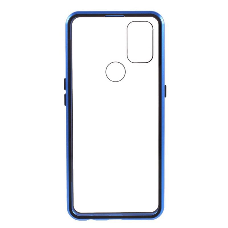 Cover OnePlus Nord N10 To Sider Magnetisk Hærdet Glas Og Metal