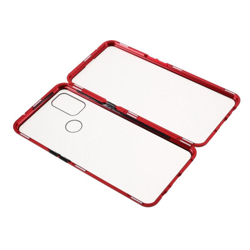 Cover OnePlus Nord N10 To Sider Magnetisk Hærdet Glas Og Metal