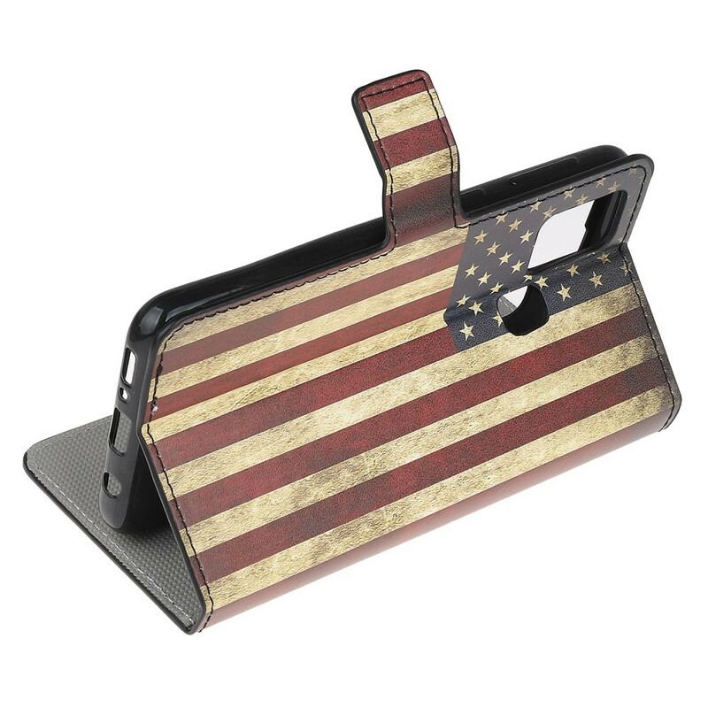 Flip Cover OnePlus Nord N10 Amerikansk Flag