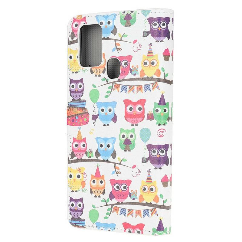 Flip Cover OnePlus Nord N10 Flere Ugler