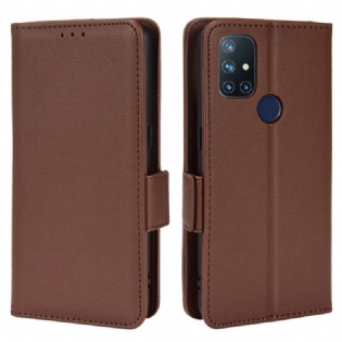 Flip Cover OnePlus Nord N10 Læder Cover Flap Dobbelt Nye Farver