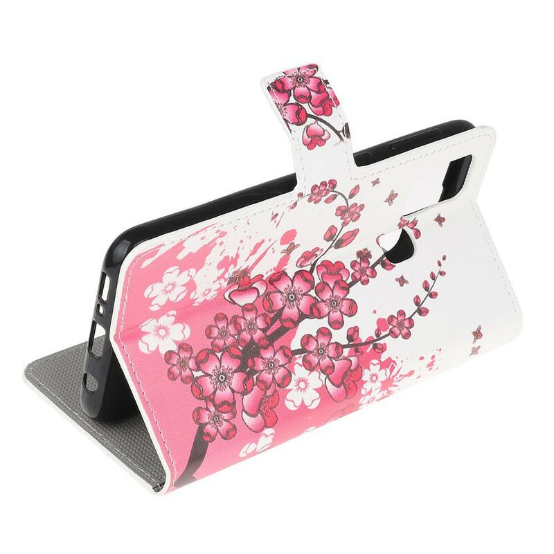 Flip Cover OnePlus Nord N10 Tropiske Blomster