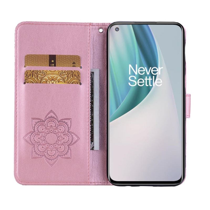 Flip Cover OnePlus Nord N10 Ugle Mandala Og Charm