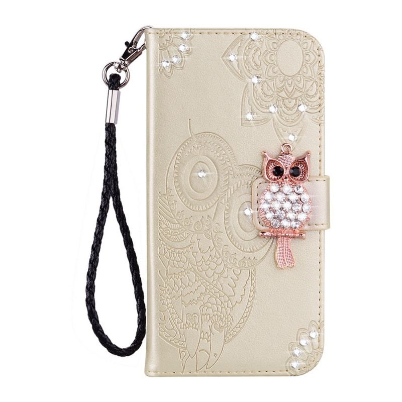 Flip Cover OnePlus Nord N10 Ugle Mandala Og Charm