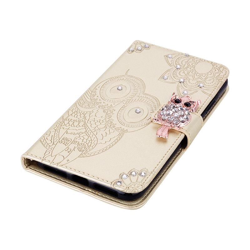 Flip Cover OnePlus Nord N10 Ugle Mandala Og Charm