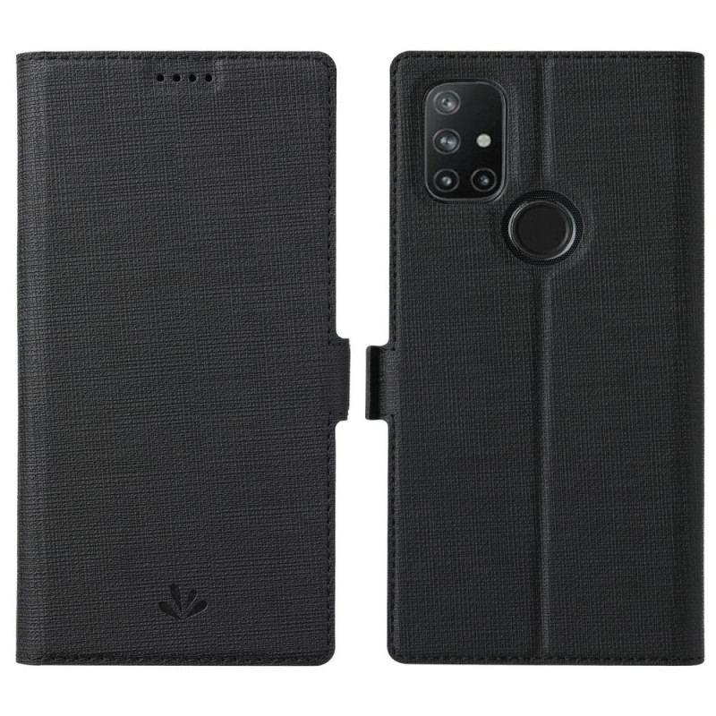 Læder Cover OnePlus Nord N10 Tekstureret Vili Dmx