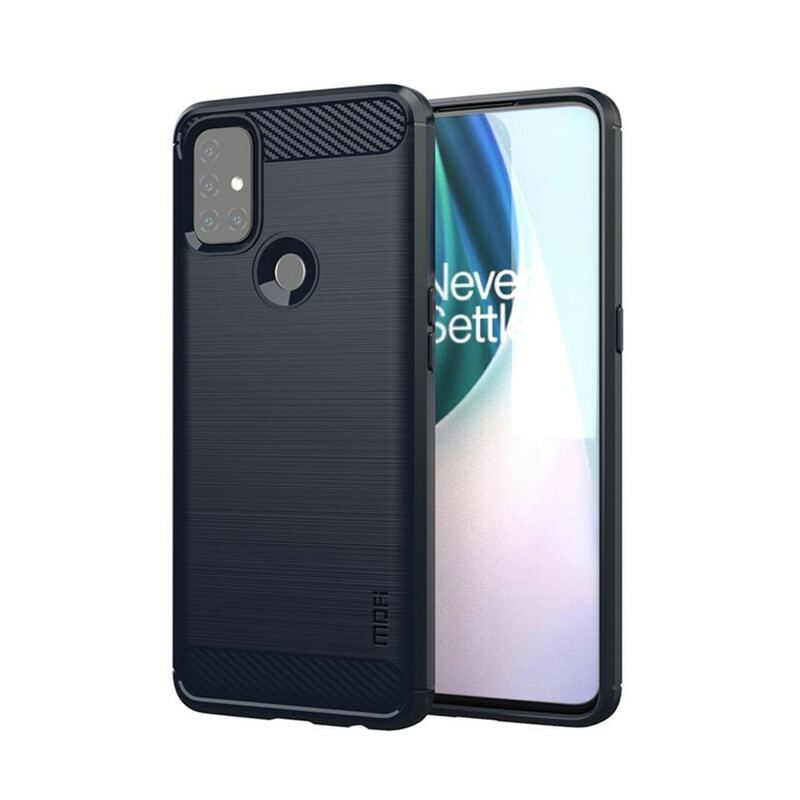 Mobilcover OnePlus Nord N10 Mofi Børstet Kulfiber