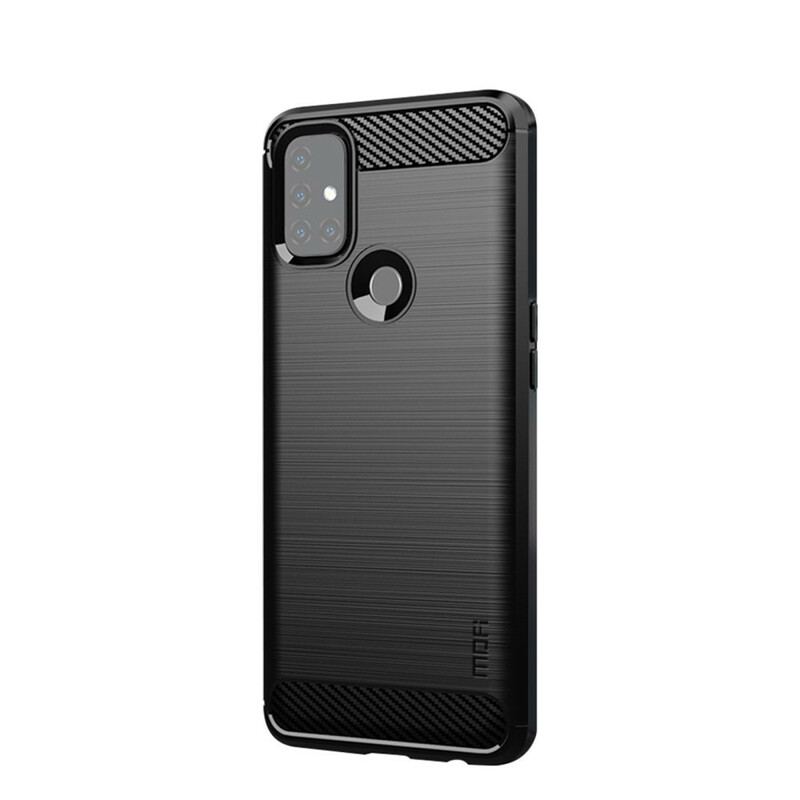 Mobilcover OnePlus Nord N10 Mofi Børstet Kulfiber