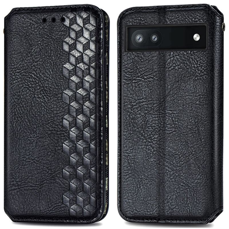 Cover Google Pixel 6A Flip Cover 3d Mønster