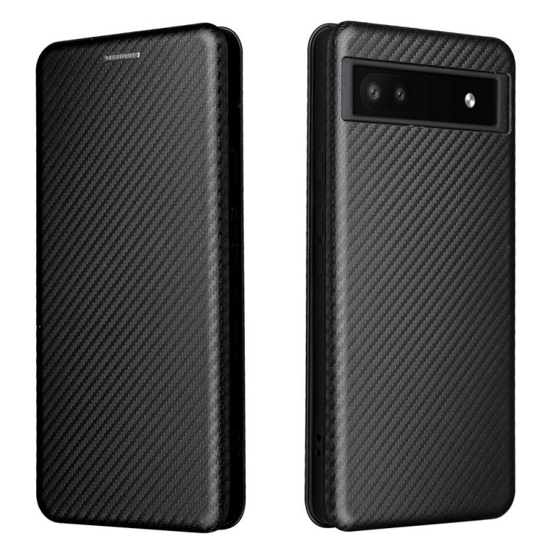 Cover Google Pixel 6A Flip Cover Farvet Carbon Silikone