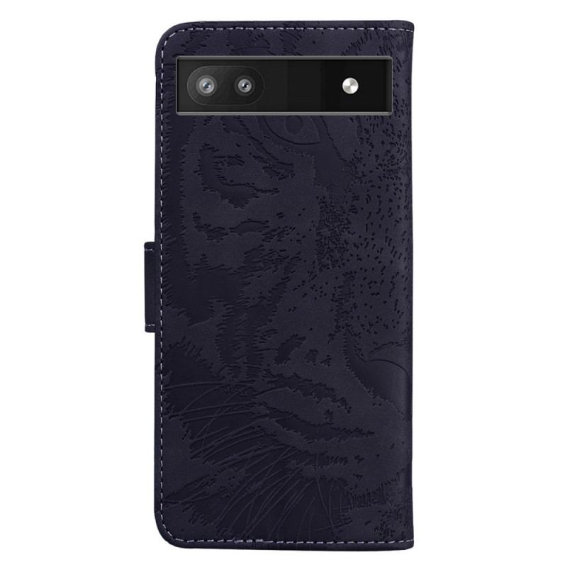 Flip Cover Google Pixel 6A Tiger Ansigt