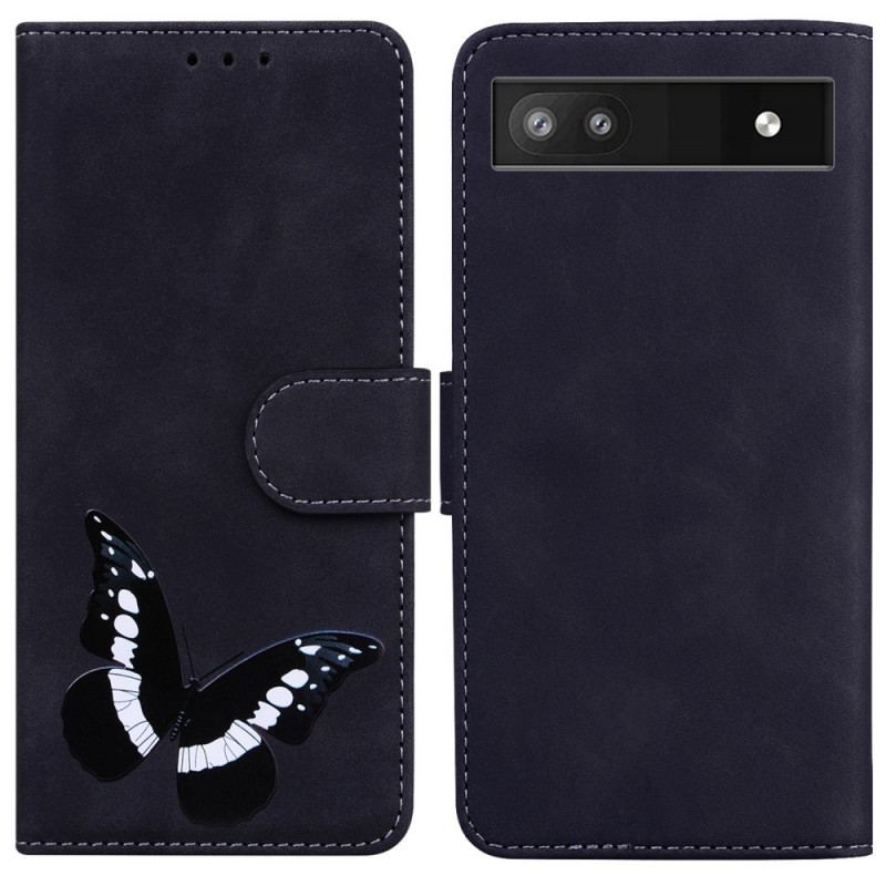 Læder Cover Google Pixel 6A United Butterfly