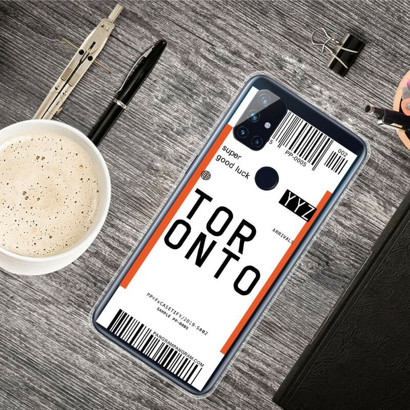 Cover OnePlus Nord N100 Boardingkort Til Tokyo