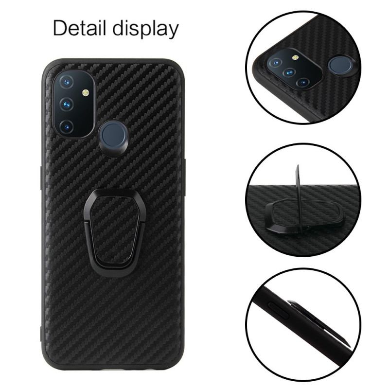 Cover OnePlus Nord N100 Carbon Fiber Ring-support