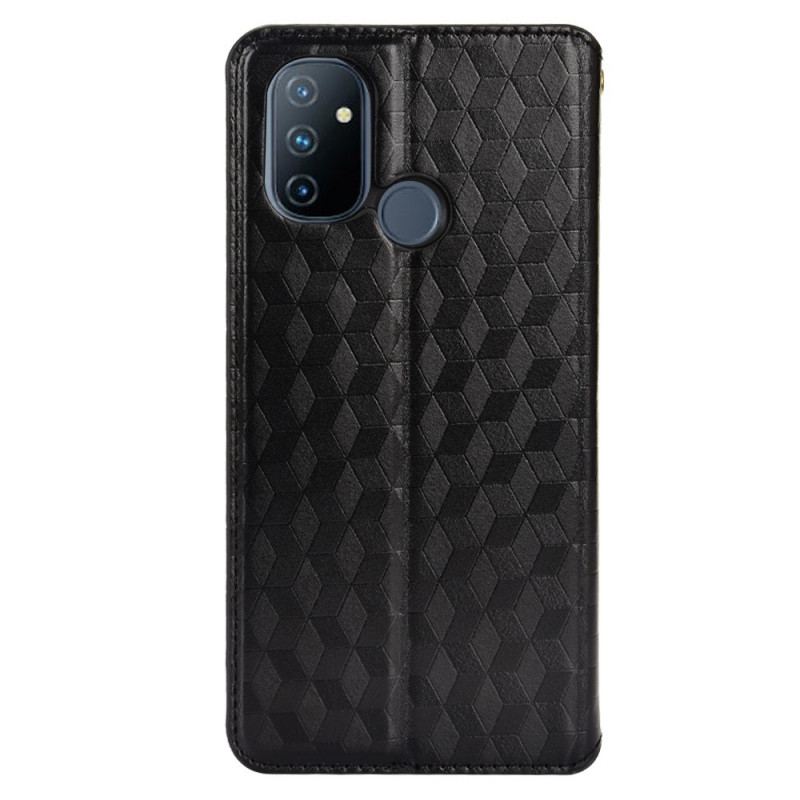 Cover OnePlus Nord N100 Flip Cover 3d Diamant Læder Effekt