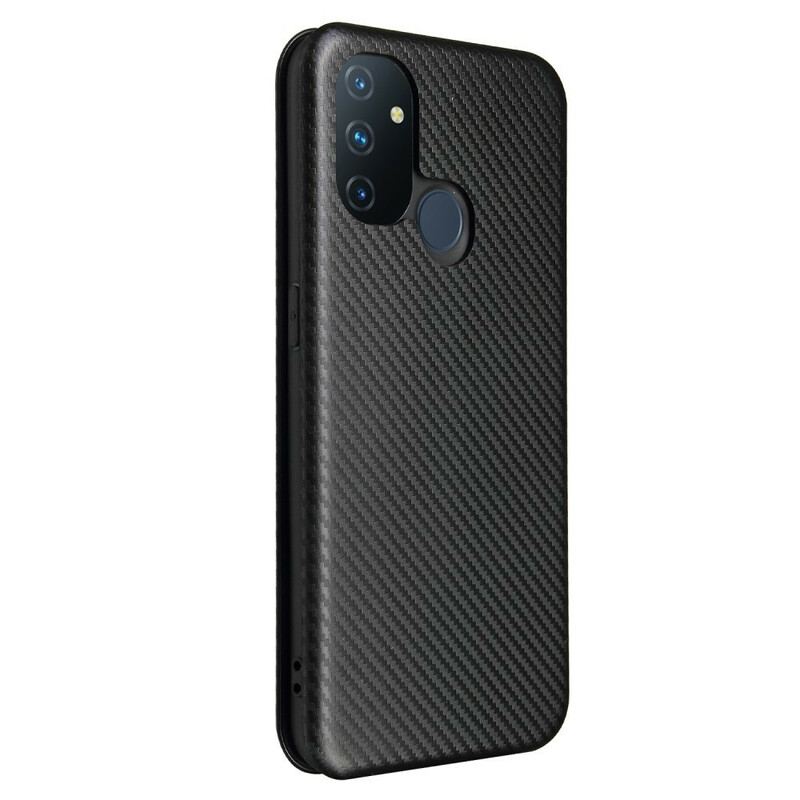 Cover OnePlus Nord N100 Flip Cover Kulfiber