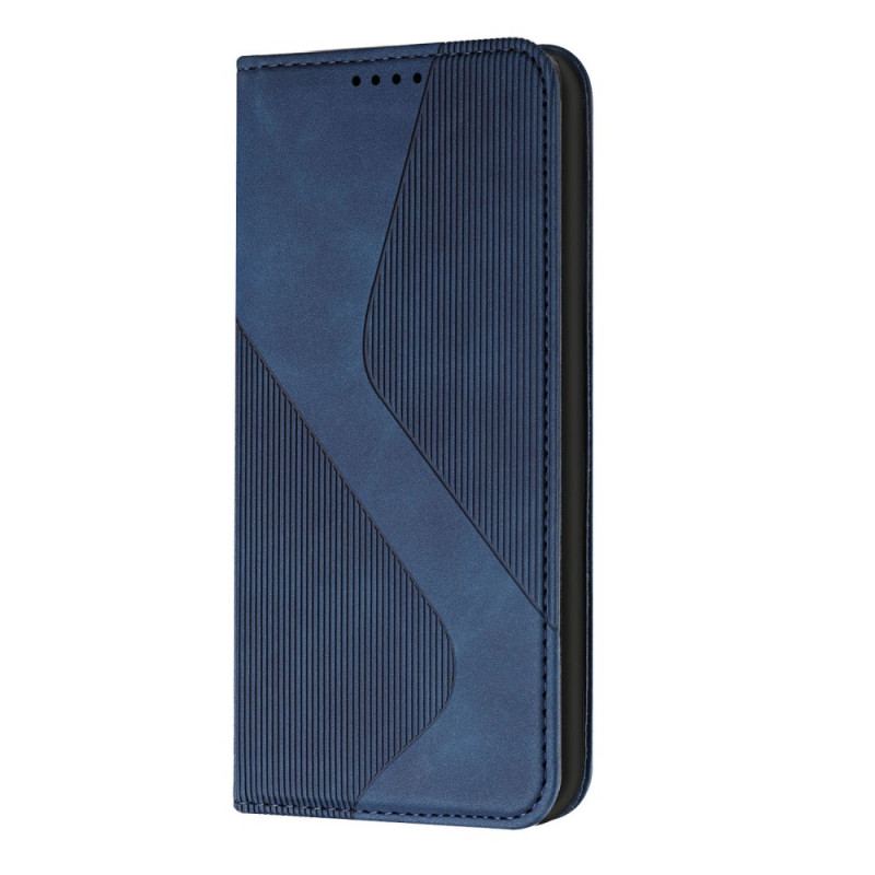 Cover OnePlus Nord N100 Flip Cover Læderstil S-design