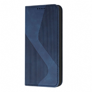 Cover OnePlus Nord N100 Flip Cover Læderstil S-design