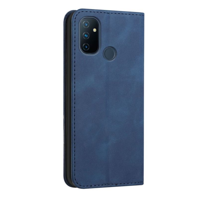 Cover OnePlus Nord N100 Flip Cover Læderstil S-design