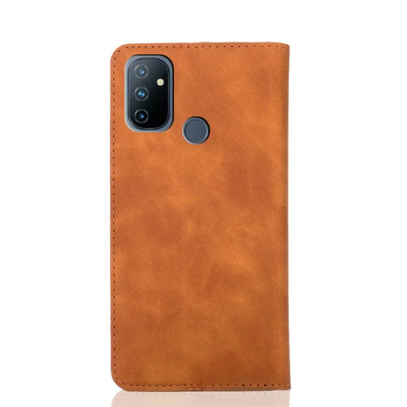 Cover OnePlus Nord N100 Flip Cover Silky Touch Lædereffekt