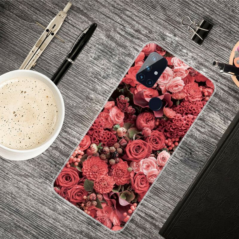 Cover OnePlus Nord N100 Intense Blomster