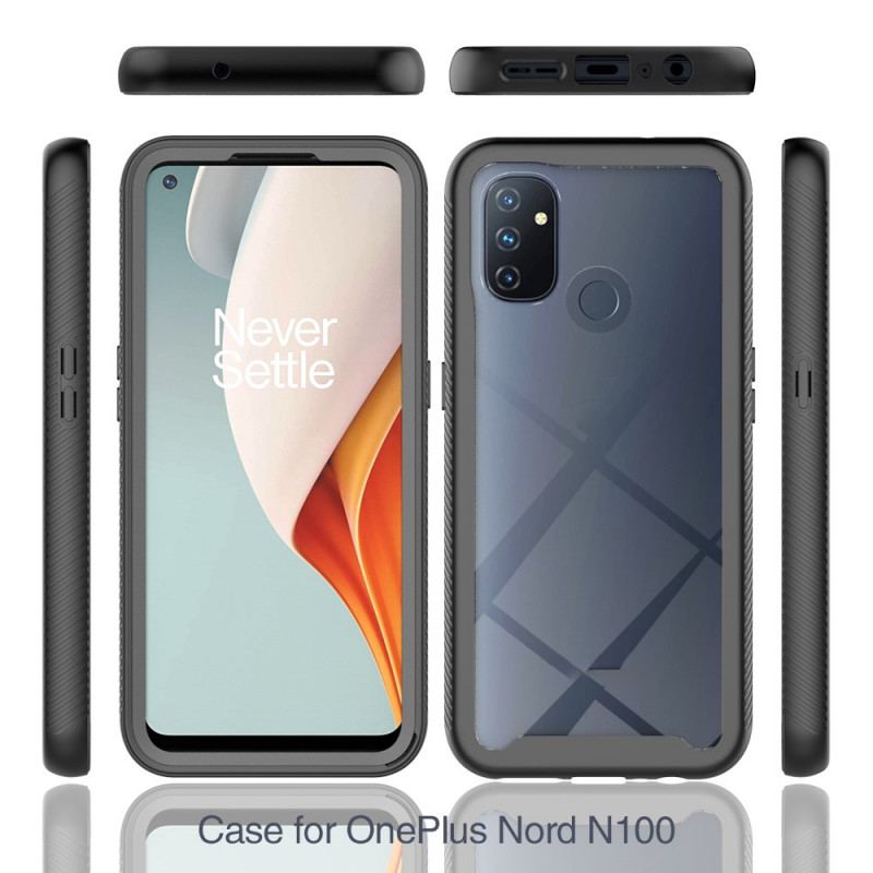 Cover OnePlus Nord N100 Kofanger Med Klar Hybridkanter