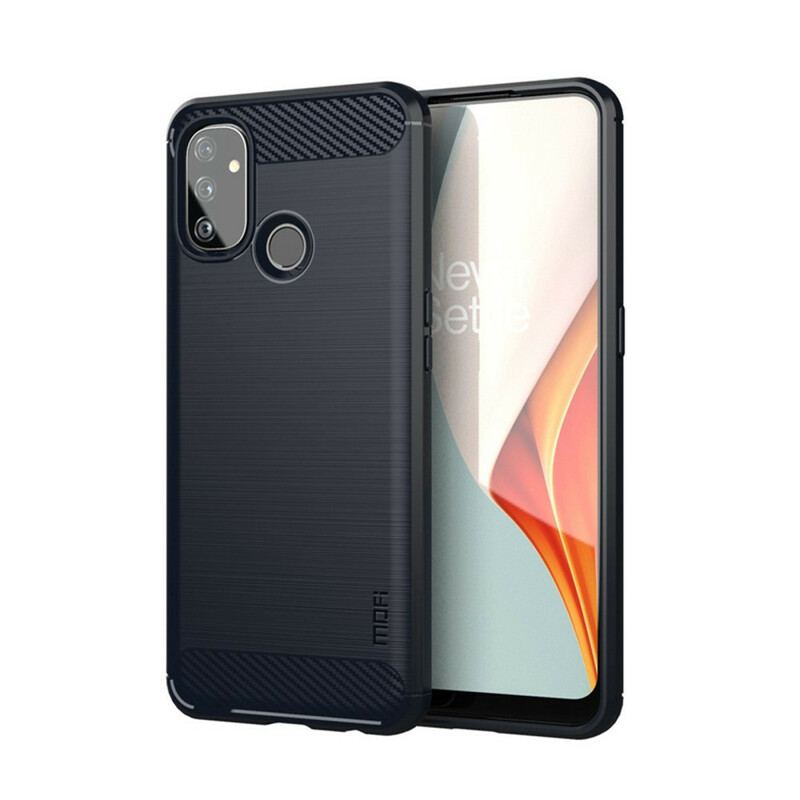 Cover OnePlus Nord N100 Mofi Børstet Kulfiber