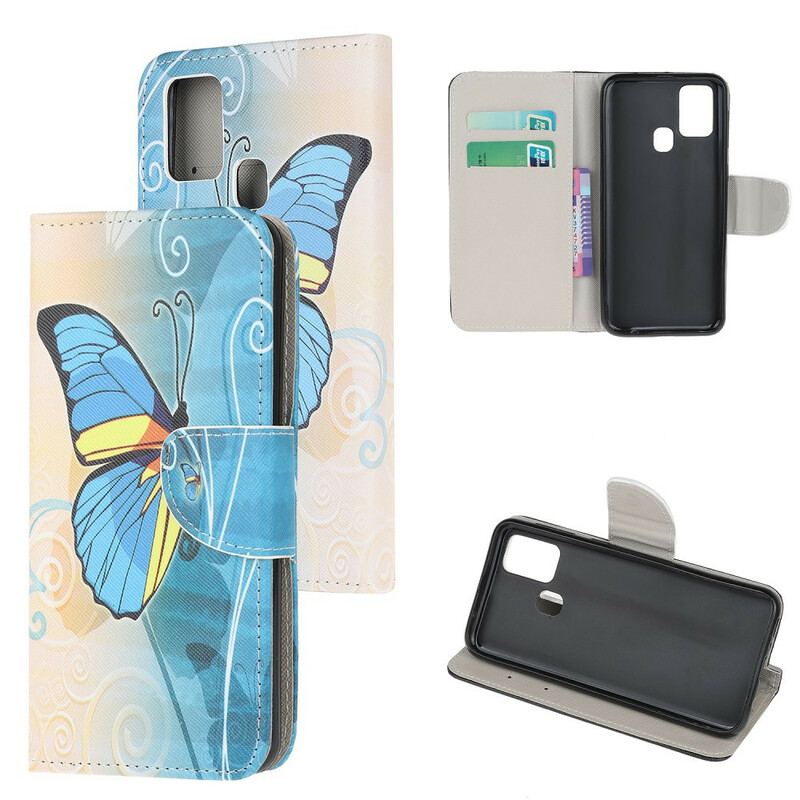 Flip Cover OnePlus Nord N100 Sommerfugle