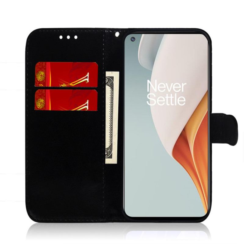 Flip Cover OnePlus Nord N100 Spejlcover I Imiteret Læder