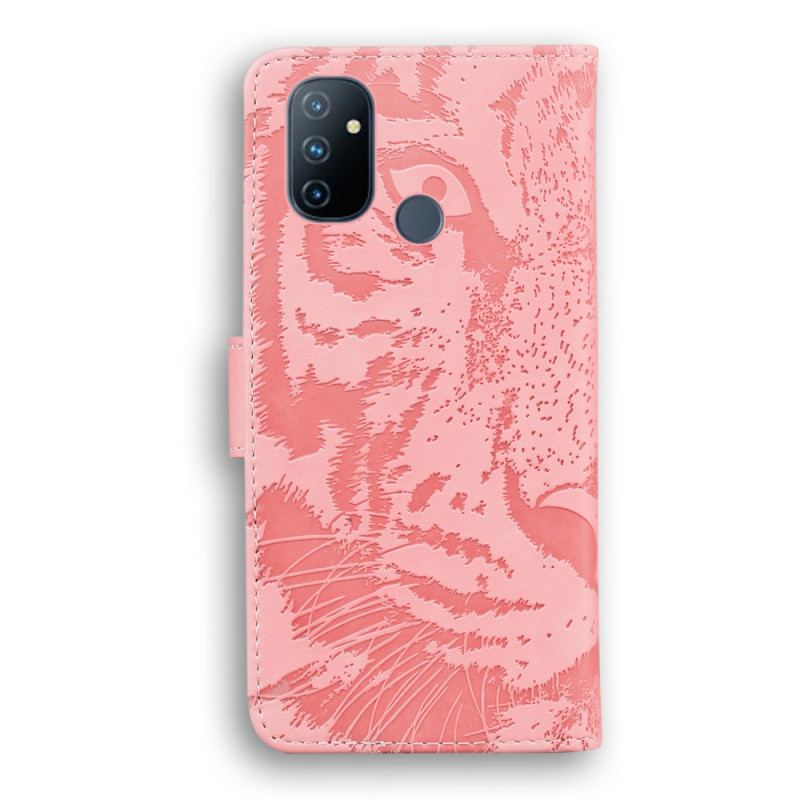 Flip Cover OnePlus Nord N100 Tiger Ansigtsprint