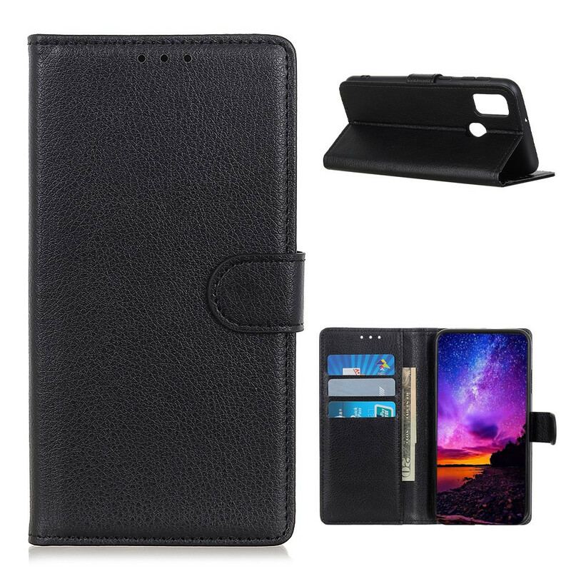 Flip Cover OnePlus Nord N100 Traditionelt Litchi