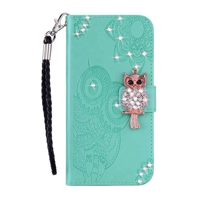 Flip Cover OnePlus Nord N100 Ugle Mandala Og Charm