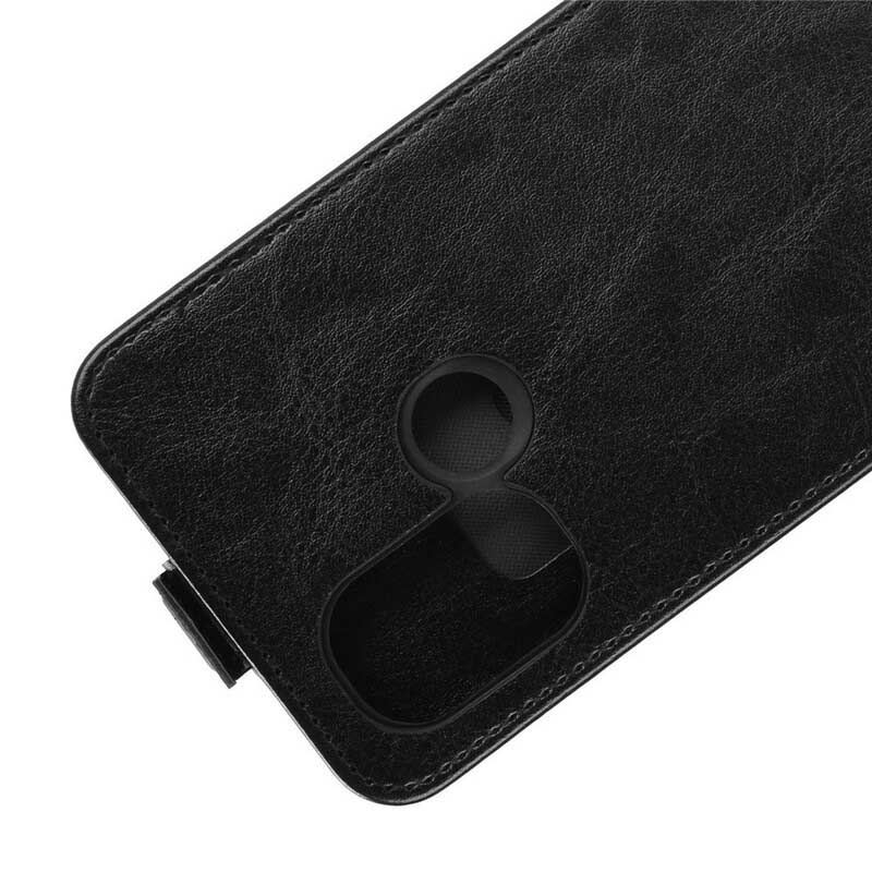 Læder Cover OnePlus Nord N100 Flip Cover Lodret Flap Lædereffekt