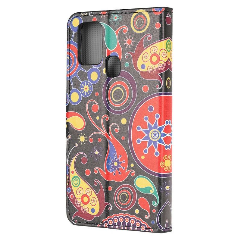 Læder Cover OnePlus Nord N100 Galaxy Design