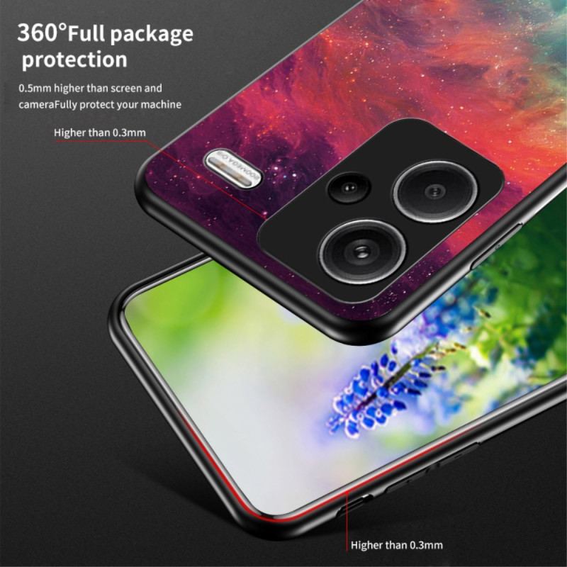 Cover Xiaomi Redmi Note 13 Pro Plus 5g Kosmisk Stjernehimmel Hærdet Glas