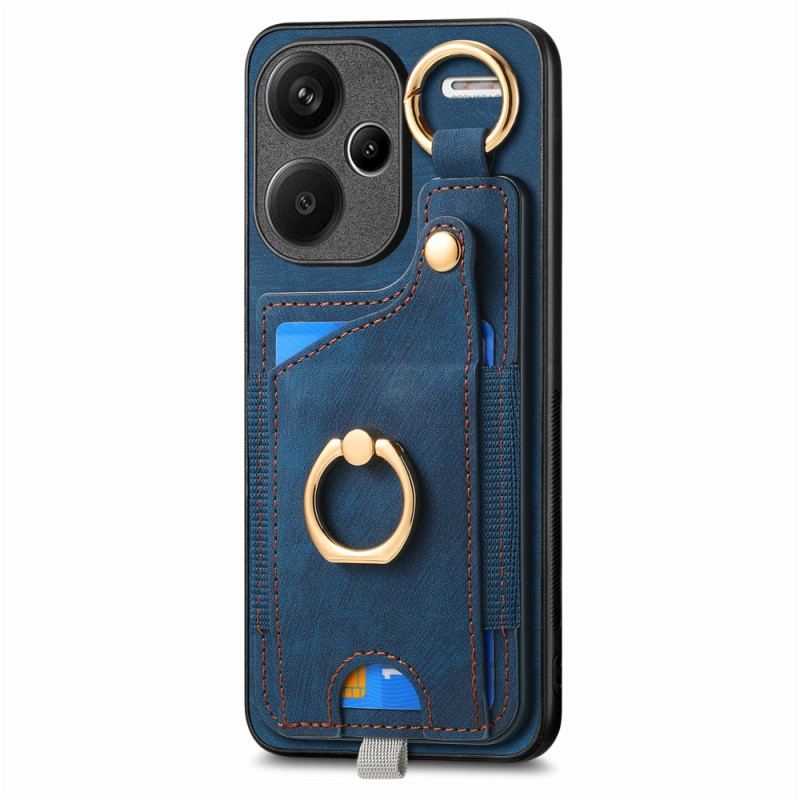 Cover Xiaomi Redmi Note 13 Pro Plus 5g Telefon Etui Kortholder Og Roterende Ring