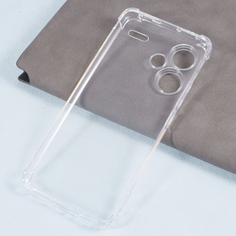 Cover Xiaomi Redmi Note 13 Pro Plus 5g Transparent Med Forstærkede Hjørner