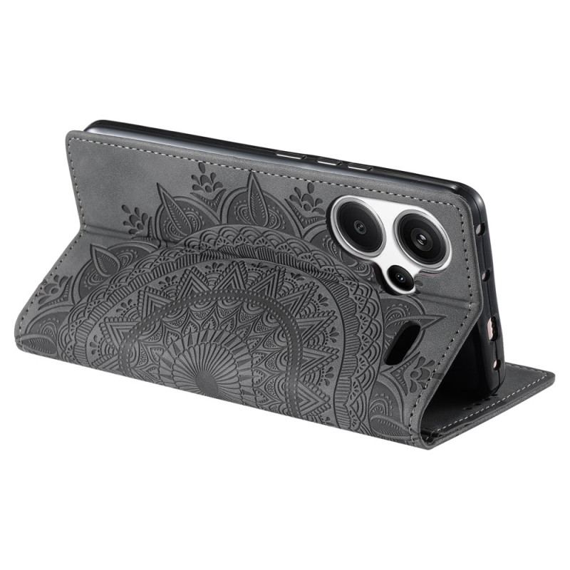 Flip Cover Til Xiaomi Redmi Note 13 Pro Plus 5g Mandala Ruskindseffekt