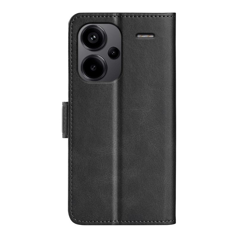 Flip Cover Xiaomi Redmi Note 13 Pro Plus 5g Dobbeltlukning