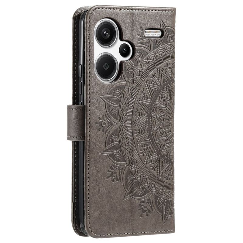 Flip Cover Xiaomi Redmi Note 13 Pro Plus 5g Mandala Sol Med Rem