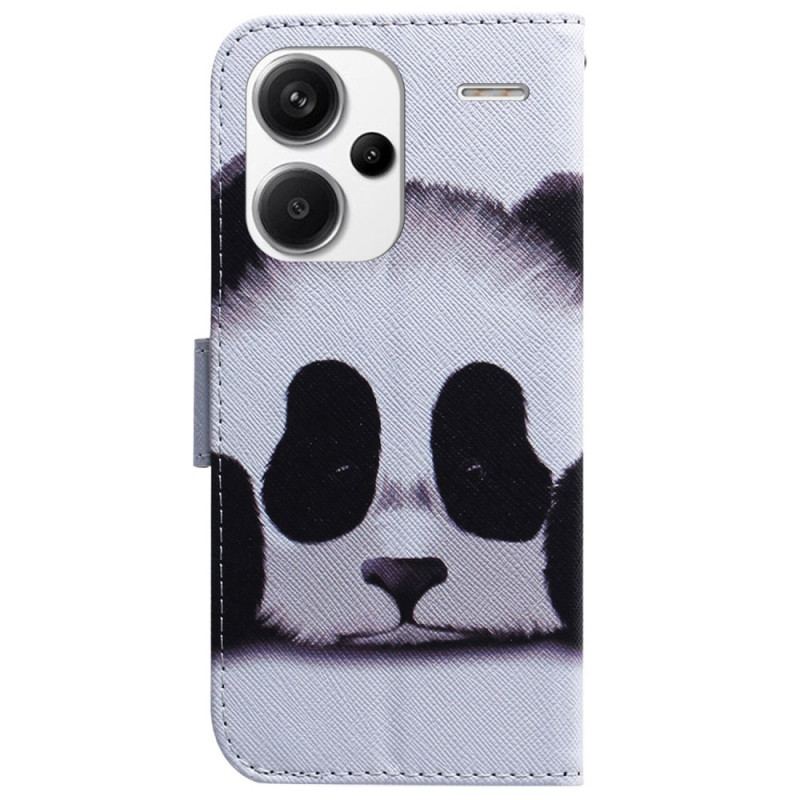 Flip Cover Xiaomi Redmi Note 13 Pro Plus 5g Panda Ansigt