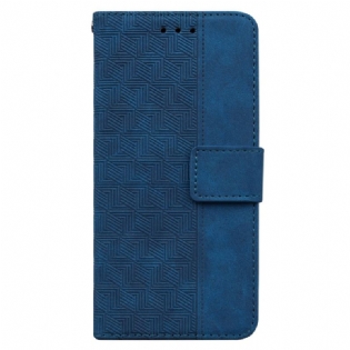 Flip Cover Xiaomi Redmi Note 13 Pro Plus 5g Strappy Vævet Mønster