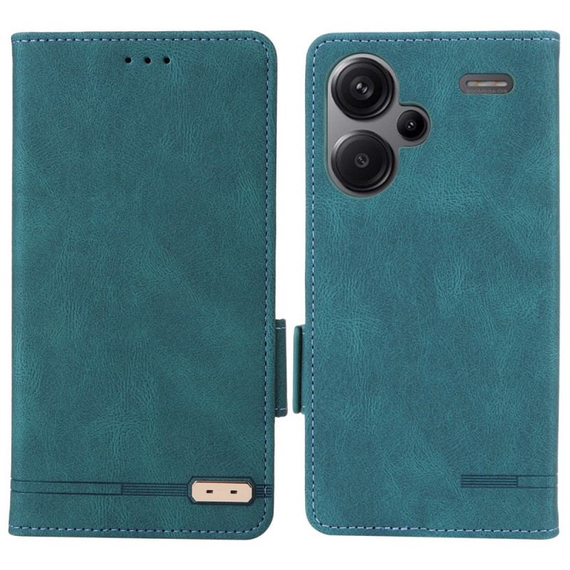 Læder Cover Xiaomi Redmi Note 13 Pro Plus 5g Retro Style