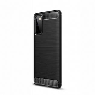 Cover Samsung Galaxy S20 FE Børstet Kulfiber