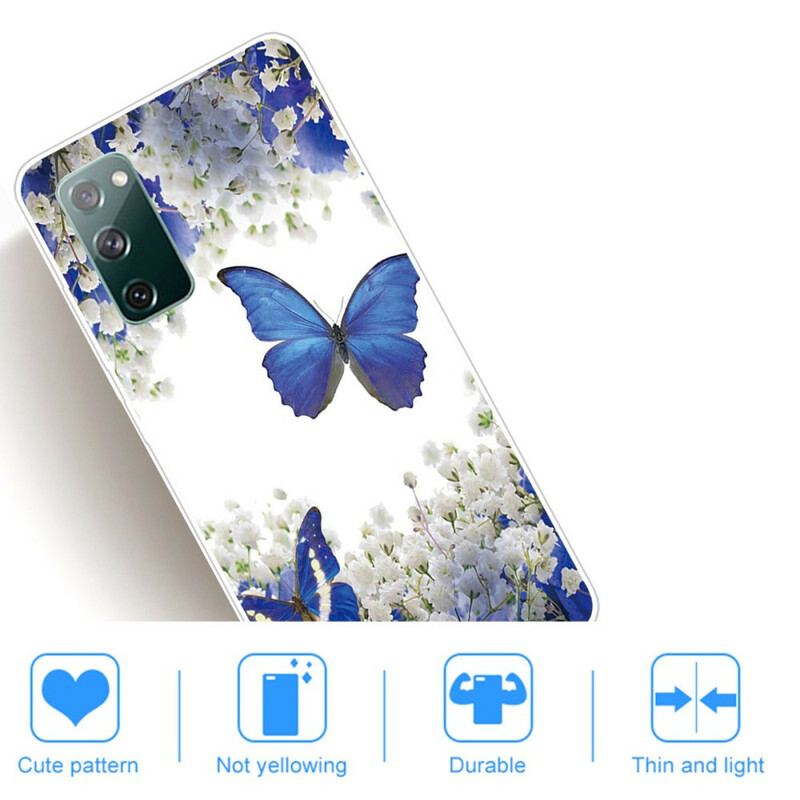 Cover Samsung Galaxy S20 FE Design Sommerfugle