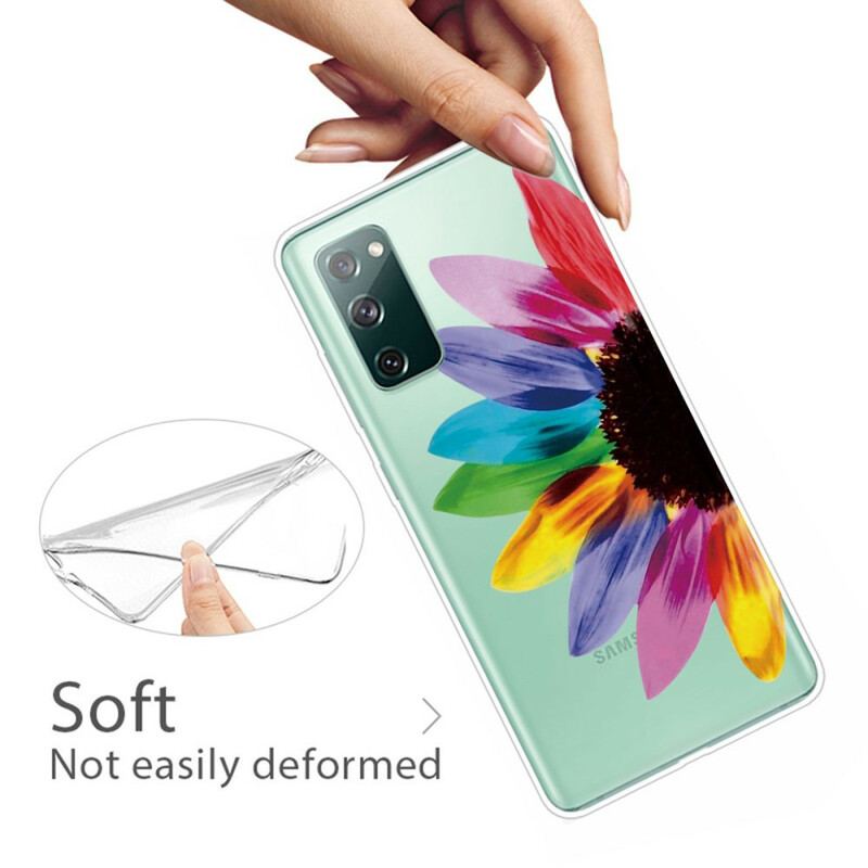 Cover Samsung Galaxy S20 FE Farverig Blomst
