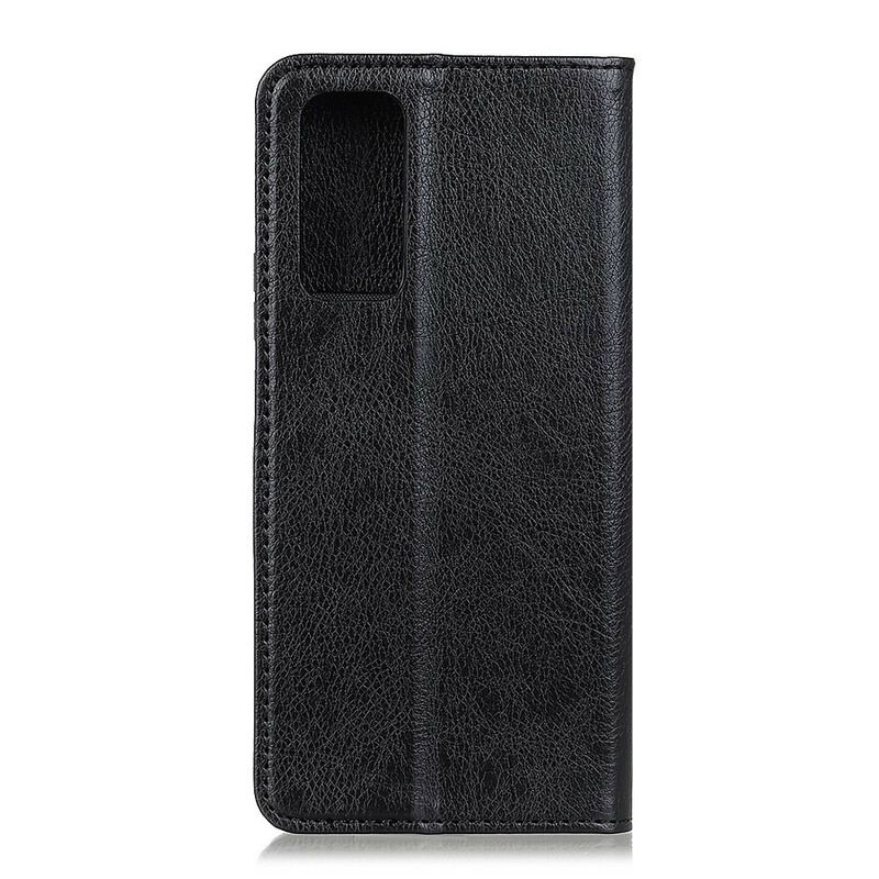 Cover Samsung Galaxy S20 FE Flip Cover Elegance Split Litchi Læder